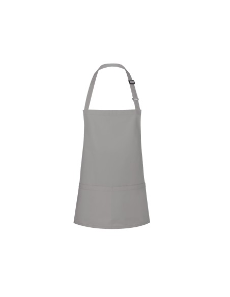 K-BLS6-Short Bib Apron Basic With Buckle And Pocket