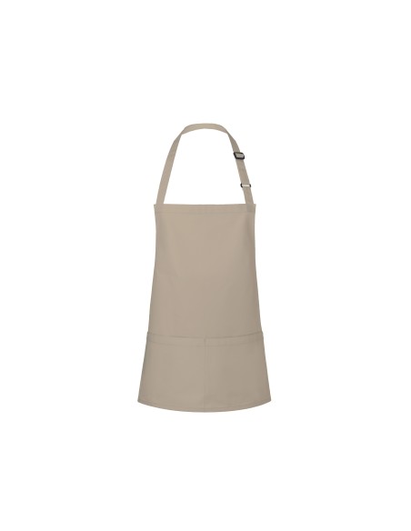 K-BLS6-Short Bib Apron Basic With Buckle And Pocket