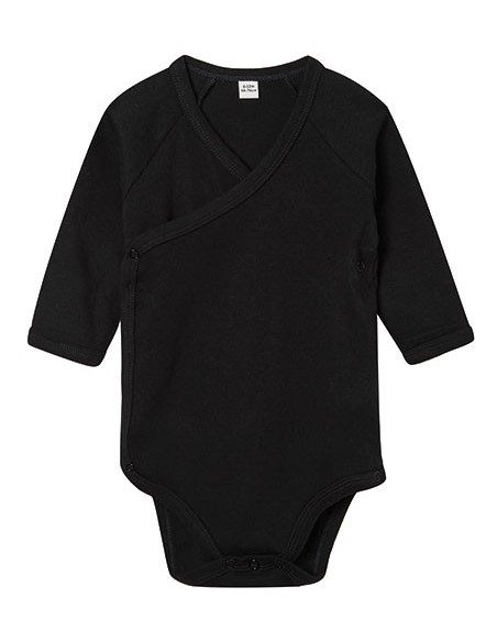 B-BZ60-Baby Long Sleeve Kimono Bodysuit