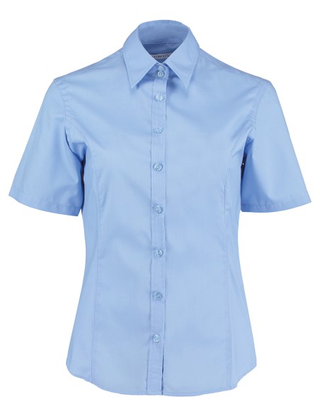 K-K742F-Chemisier de travail à manches courtes pour femmes