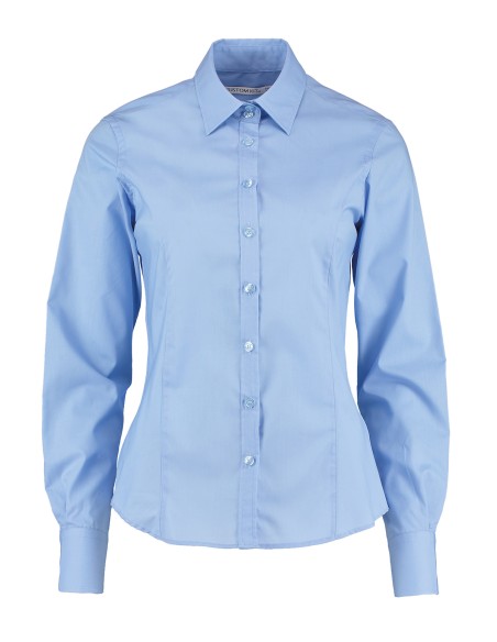 K-K743F-Chemisier de travail à manches longues pour femmes