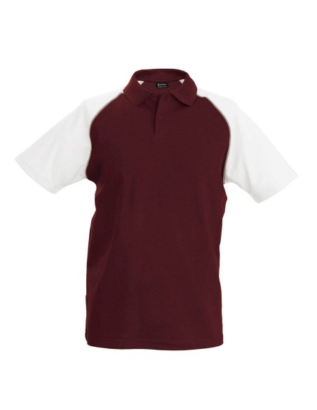 K-KA226-Polo base ball manche courtes