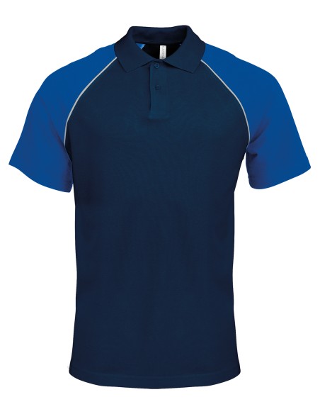 K-KA226-Polo base ball manche courtes
