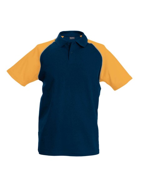 K-KA226-Polo base ball manche courtes