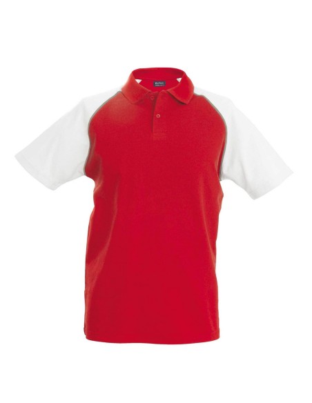 K-KA226-Polo base ball manche courtes