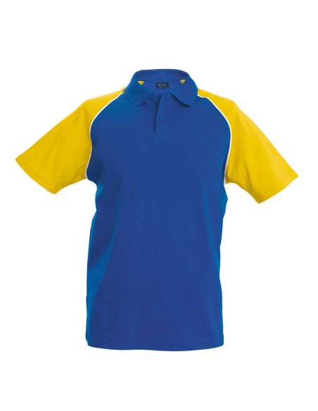 K-KA226-Polo base ball manche courtes