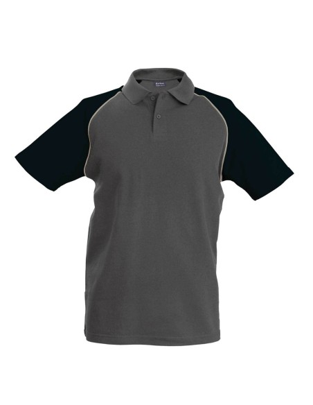 K-KA226-Polo base ball manche courtes