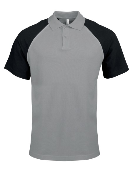 K-KA226-Polo base ball manche courtes