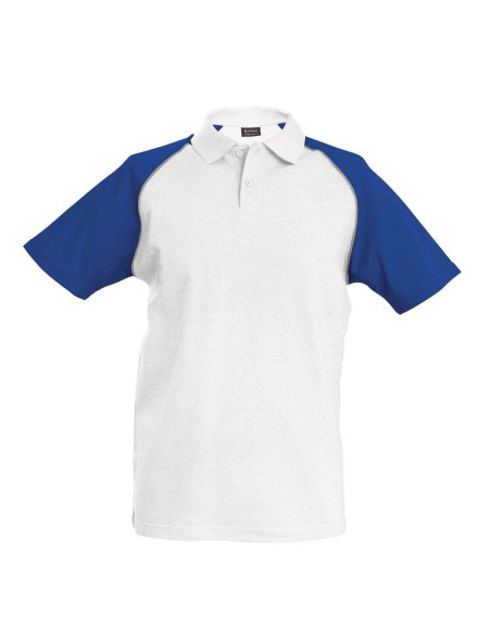 K-KA226-Polo base ball manche courtes