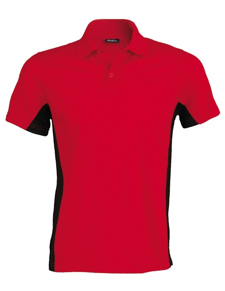 K-KA232-Flag - Polo bicolore manches courtes