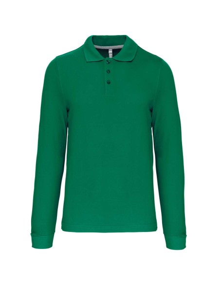K-KA243-MEN'S LONG-SLEEVED POLO SHIRT