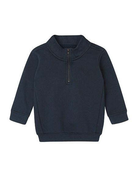 B-BZ66-Baby Quarter Zip Sweat