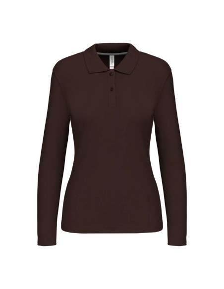 K-KA244-LADIES' LONG-SLEEVED POLO SHIRT