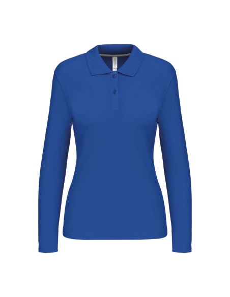 K-KA244-LADIES' LONG-SLEEVED POLO SHIRT