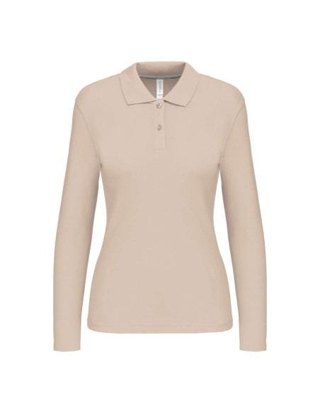 K-KA244-LADIES' LONG-SLEEVED POLO SHIRT