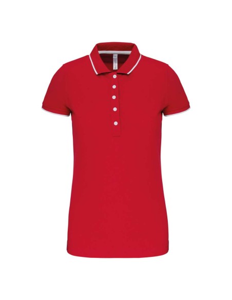 K-KA252-LADIES' SHORT-SLEEVED PIQUÉ KNIT POLO SHIRT