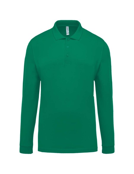 K-KA256-MEN'S LONG-SLEEVED PIQUÉ POLO SHIRT