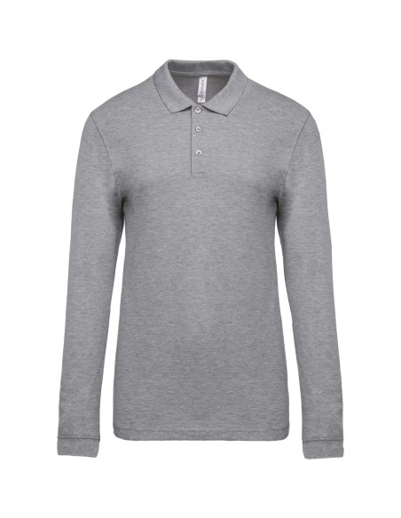 K-KA256-MEN'S LONG-SLEEVED PIQUÉ POLO SHIRT