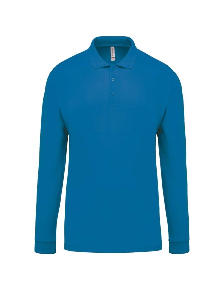 K-KA256-MEN'S LONG-SLEEVED PIQUÉ POLO SHIRT