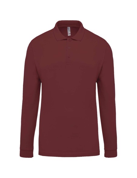 K-KA256-MEN'S LONG-SLEEVED PIQUÉ POLO SHIRT