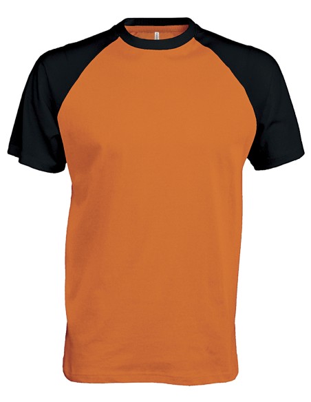 K-KA330-Base ball - T-shirt bicolore manches courtes