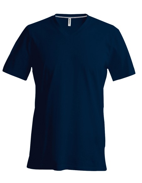 K-KA357-T-shirt col V manches courtes