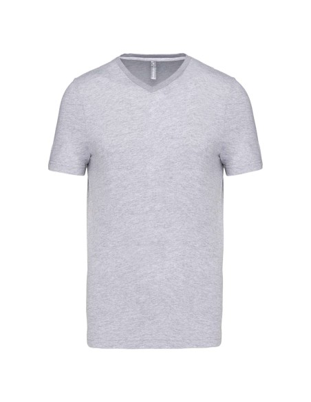 K-KA357-T-shirt col V manches courtes