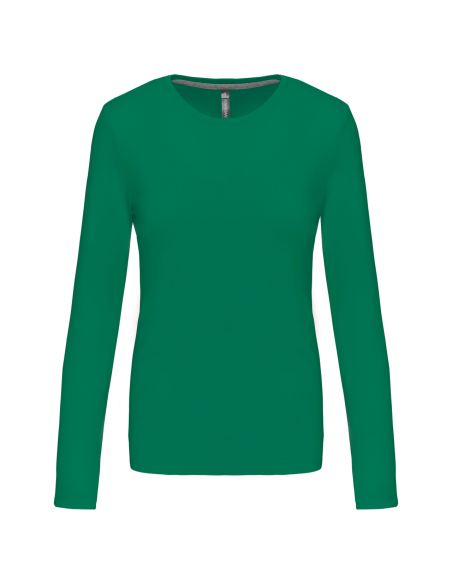 K-KA383-LADIES' LONG-SLEEVED CREW NECK T-SHIRT