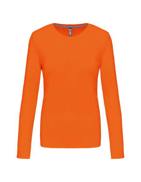 K-KA383-LADIES' LONG-SLEEVED CREW NECK T-SHIRT