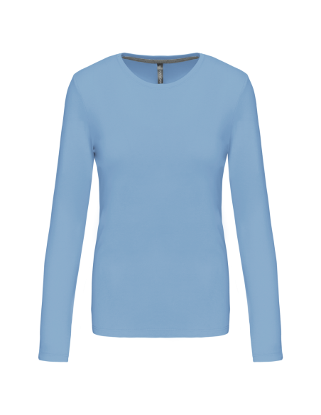 K-KA383-LADIES' LONG-SLEEVED CREW NECK T-SHIRT