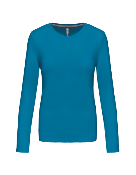 K-KA383-LADIES' LONG-SLEEVED CREW NECK T-SHIRT