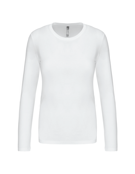 K-KA383-LADIES' LONG-SLEEVED CREW NECK T-SHIRT