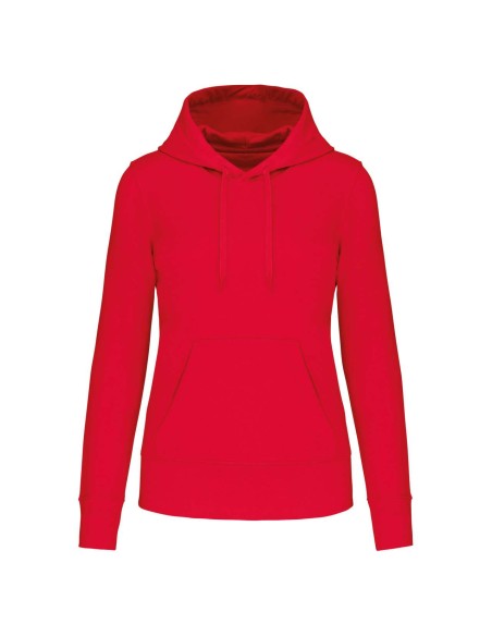 K-KA4028-LADIES' ECO-FRIENDLY HOODED SWEATSHIRT
