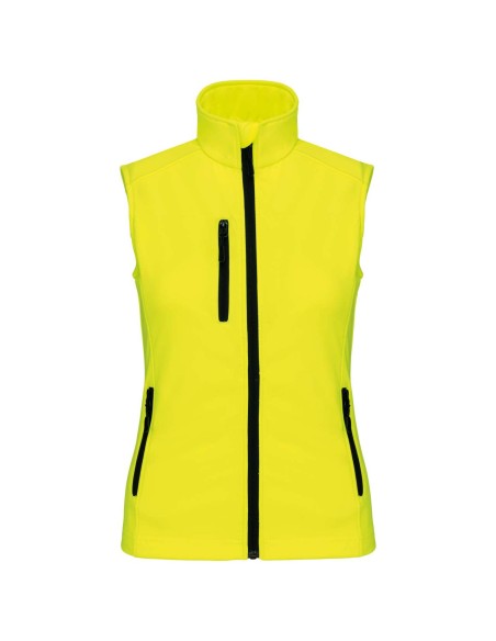 K-KA404-LADIES' SOFTSHELL BODYWARMER