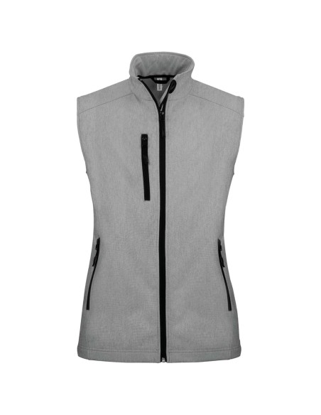 K-KA404-LADIES' SOFTSHELL BODYWARMER