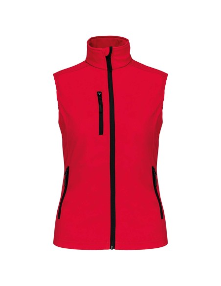 K-KA404-LADIES' SOFTSHELL BODYWARMER