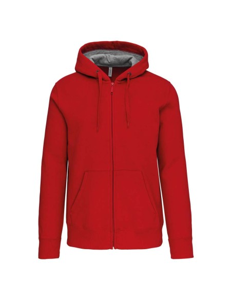 K-KA444-FULL ZIP HOODED SWEATSHIRT