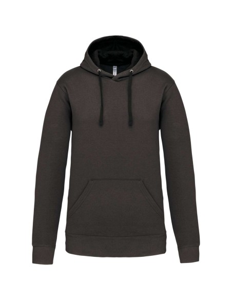 K-KA446-MEN'S CONTRAST HOODED SWEATSHIRT