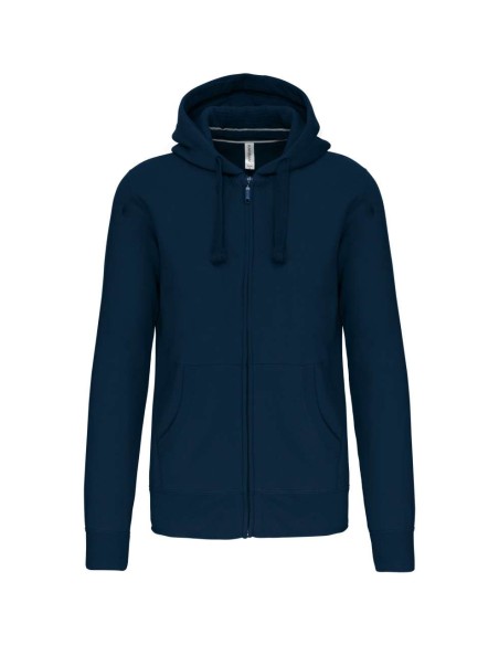 K-KA454-MEN'S FULL ZIP HOODED SWEATSHIRT