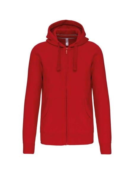 K-KA454-MEN'S FULL ZIP HOODED SWEATSHIRT