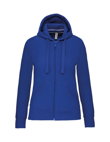 K-KA464-LADIES' FULL ZIP HOODED SWEATSHIRT