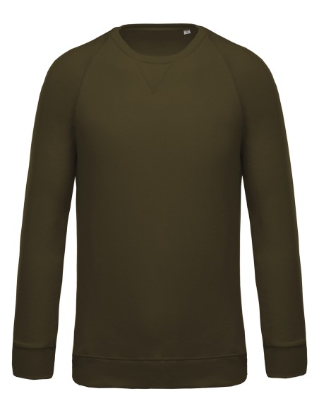 K-KA480-Sweat-shirt BIO col rond manches raglan Homme