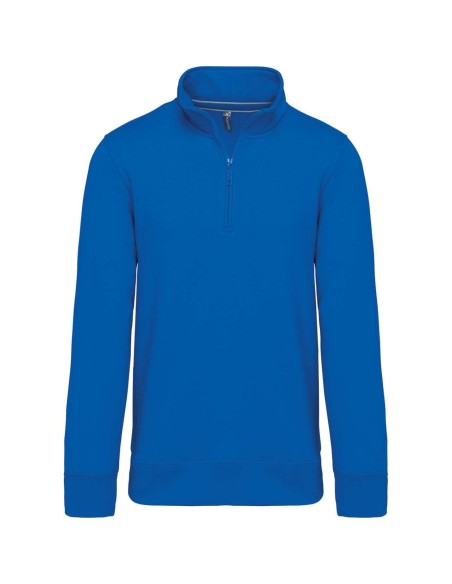 K-KA487-ZIPPED NECK SWEATSHIRT