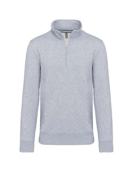 K-KA487-ZIPPED NECK SWEATSHIRT