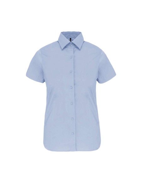 K-KA532-LADIES' SHORT-SLEEVED COTTON/ELASTANE SHIRT