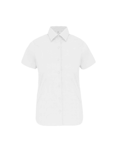 K-KA532-LADIES' SHORT-SLEEVED COTTON/ELASTANE SHIRT