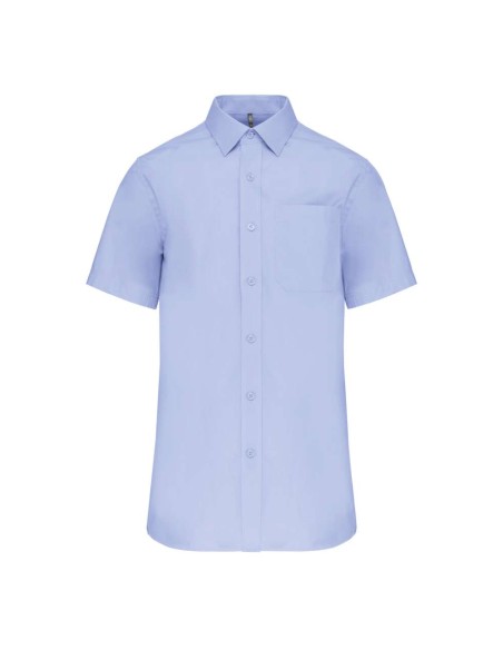 K-KA543-MEN'S SHORT-SLEEVED COTTON POPLIN SHIRT