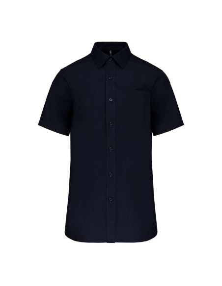 K-KA543-MEN'S SHORT-SLEEVED COTTON POPLIN SHIRT