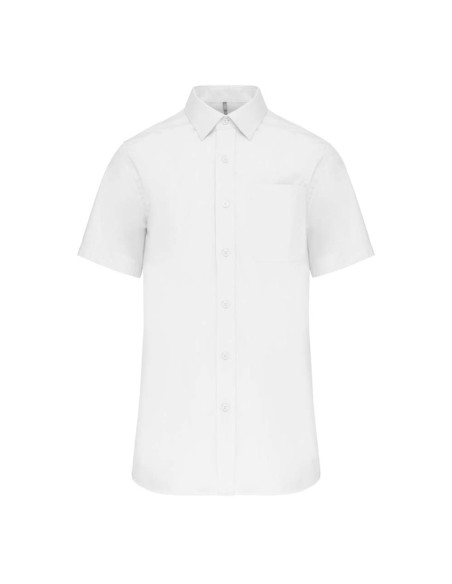 K-KA543-MEN'S SHORT-SLEEVED COTTON POPLIN SHIRT