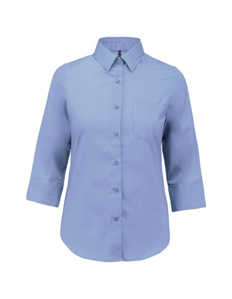 K-KA558-LADIES' 3/4 SLEEVED SHIRT